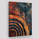 Close-Up Of An Old Half Of Weathered Tree Painting Art, Canvas Painting, Canvas Print Wall Art Decor