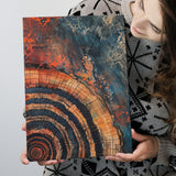 Close-Up Of An Old Half Of Weathered Tree Painting Art, Canvas Painting, Canvas Print Wall Art Decor