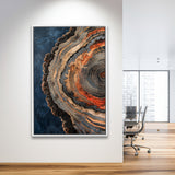 Close-Up Of An Old Half Of Weathered Tree,Framed Canvas Prints Wall Art Decor, Floating Frame