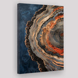 Close-Up Of An Old Half Of Weathered Tree, Canvas Painting, Canvas Print Wall Art Decor