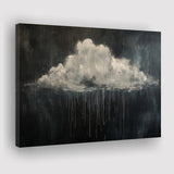Cloud Raining Oil Painting Art Vintage, Canvas Print Wall Art Decor, Landscape Art Print