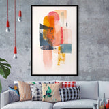 Contemporary Wall Art, Abstract Horizons Print Modern Home Decor, Framed Art Print, Fine Art Wall Decor