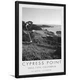 Cypress Point Club, Golf Course, Hole 15th, Golf Art, Gift for him, Framed Art Print Wall Decor