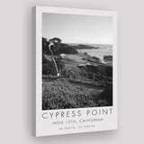 Cypress Point Club, Golf Course, Hole 15th, Golf Art Print, Gift for him, Canvas Print Wall Art