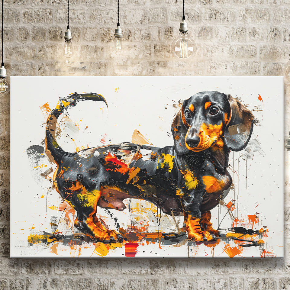 Bioworkz Dachshund high quality Dog Art Print, Pastel LE 23