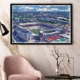 Darrell K Royal–Texas Memorial Stadium WaterColor Framed Canvas Prints, Stadium Art Gifts, Floating Frame