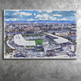 Dignity Health Sports Park Stadium WaterColor Canvas Prints, Soccer Watercolor, Stadium Art Gifts