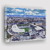 Dignity Health Sports Park Stadium WaterColor Canvas Prints, Soccer Watercolor, Stadium Art Gifts