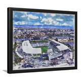Dignity Health Sports Park Stadium WaterColor Framed Art Prints, Soccer Watercolor, Stadium Art Gifts