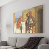 Edmund Blair Leighton Canvas Wall Art,The Shadow Fine Art Print, Canvas Print Wall Art Decor, Landscape Art Print