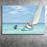 Edward Hopper,Ground Swell 1939 Art Print, Canvas Print Wall Art Decor, Landscape Art Print