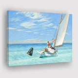 Edward Hopper,Ground Swell 1939 Art Print, Canvas Print Wall Art Decor, Landscape Art Print