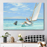 Edward Hopper,Ground Swell 1939 Art Print, Canvas Print Wall Art Decor, Landscape Art Print