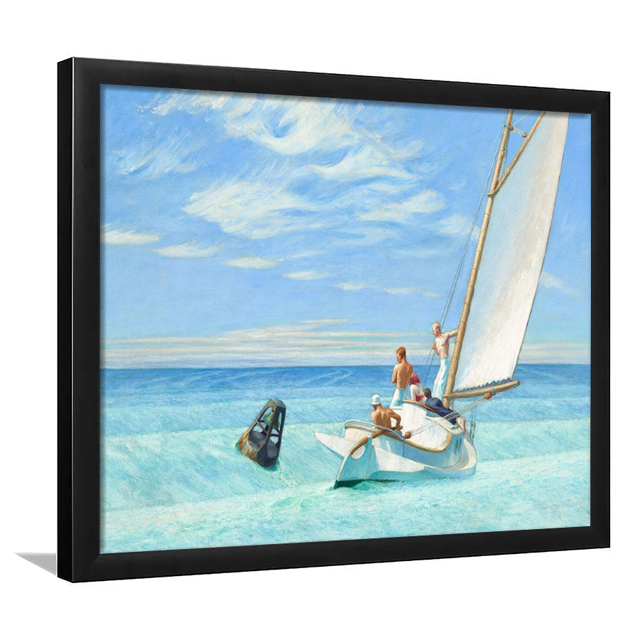 Edward Hopper,Ground Swell 1939 Art Print, Framed Art Print Wall Decor, Framed Picture