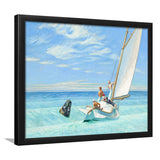 Edward Hopper,Ground Swell 1939 Art Print, Framed Art Print Wall Decor, Framed Picture