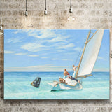Edward Hopper,Ground Swell 1939 Art Print, Canvas Print Wall Art Decor, Landscape Art Print