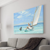 Edward Hopper,Ground Swell 1939 Art Print, Canvas Print Wall Art Decor, Landscape Art Print