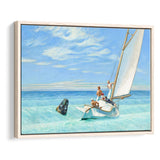 Edward Hopper,Ground Swell 1939 Art Print, Framed Canvas Print Wall Art Decor,Floating Frame