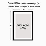 Tiny Golfers Checkerboard Olive, Green Office Wall Art, Funny Golf Print, Framed Art Print White Border