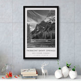 Fairmont Banff Springs Golf Course, Stanley Thompson Hole 02, Golf Art Print, Framed Canvas Print Wall Art
