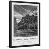 Fairmont Banff Springs Golf Course, Stanley Thompson Hole 02, Canada, Golf Art, Framed Art Print Wall Decor