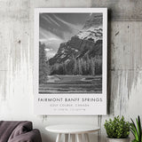Fairmont Banff Springs Golf Course, Stanley Thompson Hole 02, Canada, Golf Art Print, Canvas Print Wall Art
