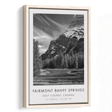 Fairmont Banff Springs Golf Course, Stanley Thompson Hole 02, Golf Art Print, Framed Canvas Print Wall Art