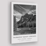 Fairmont Banff Springs Golf Course, Stanley Thompson Hole 02, Canada, Golf Art Print, Canvas Print Wall Art