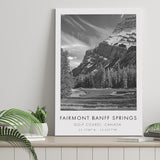 Fairmont Banff Springs Golf Course, Stanley Thompson Hole 02, Canada, Golf Art Print, Canvas Print Wall Art