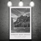 Fairmont Banff Springs Golf Course, Stanley Thompson Hole 02, Canada, Golf Art Print, Canvas Print Wall Art
