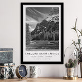 Fairmont Banff Springs Golf Course, Stanley Thompson Hole 02, Canada, Golf Art, Framed Art Print Wall Decor