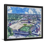 Faurot Field WaterColor Framed Art Prints, Columbia Missouri Watercolor, Stadium Art Gifts