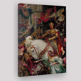 Frank Dicksee The Two Crowns Canvas Print,Museum Quality Wall Art, Canvas Painting, Canvas Print Wall Art Decor