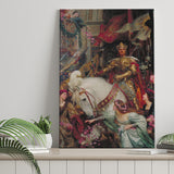 Frank Dicksee The Two Crowns Canvas Print,Museum Quality Wall Art, Canvas Painting, Canvas Print Wall Art Decor