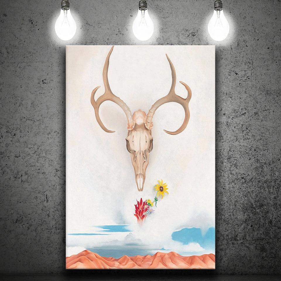 Georgia O Keeffe Summer Days (1936) Canvas Art Exhibition Painting, Canvas Painting, Canvas Print Wall Art Decor