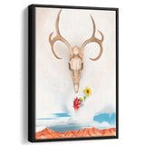 Georgia O Keeffe Summer Days (1936) Canvas Art Exhibition Painting,Framed Canvas Prints Wall Art Decor, Floating Frame