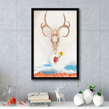 Georgia O Keeffe Summer Days (1936) Canvas Art Exhibition Painting,Framed Canvas Prints Wall Art Decor, Floating Frame