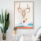 Georgia O Keeffe Summer Days (1936) Canvas Art Exhibition Painting,Framed Canvas Prints Wall Art Decor, Floating Frame