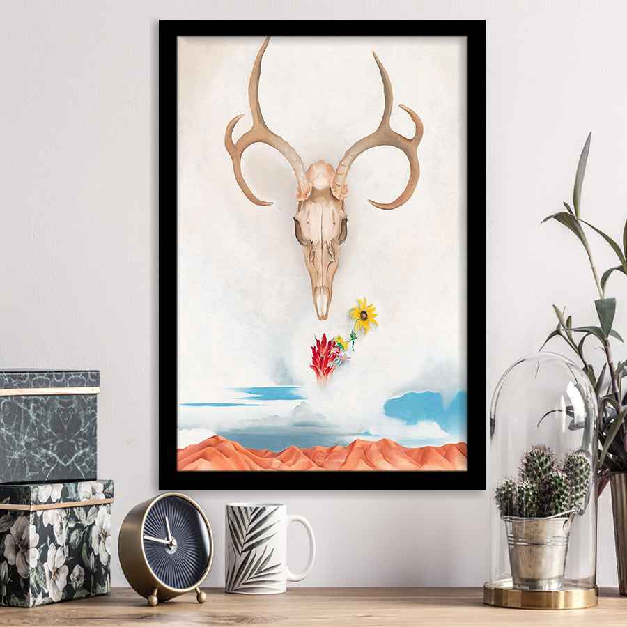 Georgia O Keeffe Summer Days (1936) Art Exhibition Painting,Framed Art Prints Wall Decor, Picture Framed