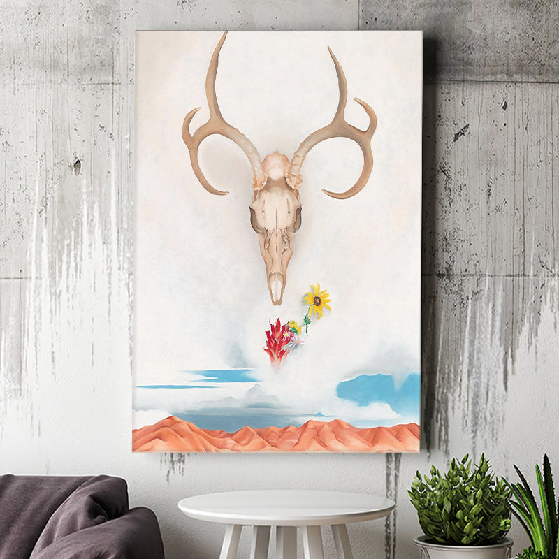 Georgia O Keeffe Summer Days (1936) Canvas Art Exhibition Painting, Canvas Painting, Canvas Print Wall Art Decor