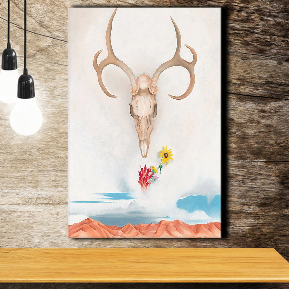 Georgia O Keeffe Summer Days (1936) Canvas Art Exhibition Painting, Canvas Painting, Canvas Print Wall Art Decor