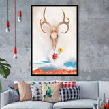 Georgia O Keeffe Summer Days (1936) Art Exhibition Painting,Framed Art Prints Wall Decor, Picture Framed