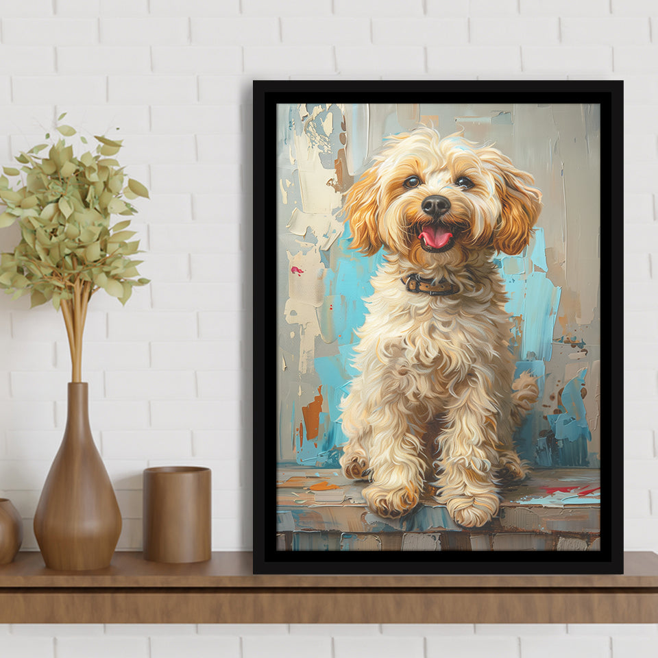 Goldendoodle canvas art best sale