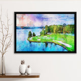 Great Waters At Reynolds Lake Oconee Golf Courses, Golf Art Print, Gift for him, Framed Canvas Prints Wall Art