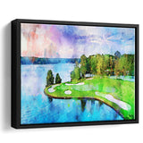 Great Waters At Reynolds Lake Oconee Golf Courses, Golf Art Print, Gift for him, Framed Canvas Prints Wall Art