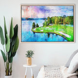 Great Waters At Reynolds Lake Oconee Golf Courses, Golf Art Print, Gift for him, Framed Canvas Prints Wall Art