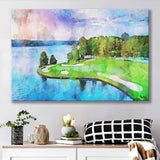 Great Waters At Reynolds Lake Oconee Golf Courses, Golf Art Print, Gift for him, Canvas Prints Wall Art
