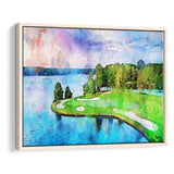 Great Waters At Reynolds Lake Oconee Golf Courses, Golf Art Print, Gift for him, Framed Canvas Prints Wall Art