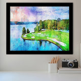 Great Waters At Reynolds Lake Oconee Golf Courses, Golf Art, Gift for him, Framed Art Prints Wall Decor