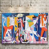 Guernica Canvas Print,Pablo Picasso Wall Art, Canvas Print Wall Art Decor, Landscape Art Print